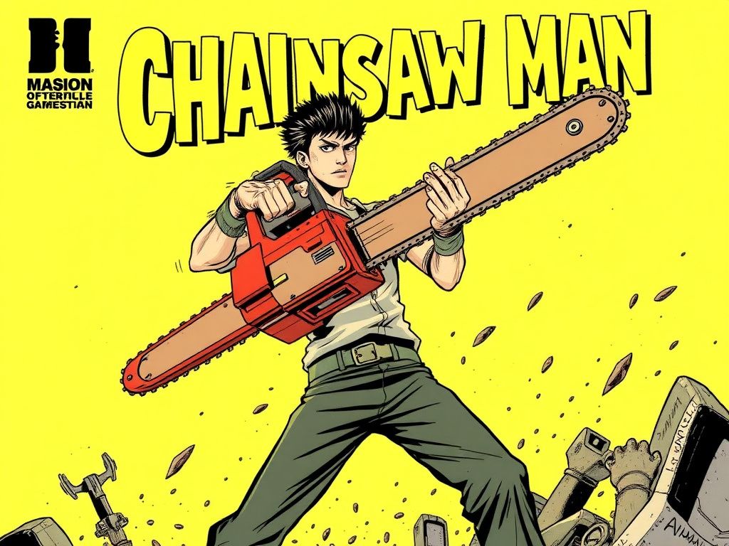 电锯人 manga cover artwork
